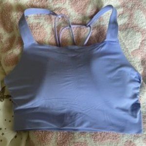 Purple Nike Longline Sports Bra